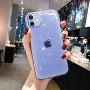 Glitter Fluorescent Colors Phone Cases On For iphone 12 11 Pro Max Mini XR X XS Max 6 6S 7 8 Plus 7Plus SE Soft TPU Cover eprolo
