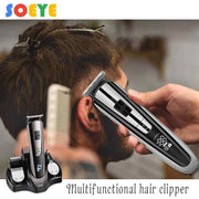 Hair clipper for men electric shaver Multifunctional hair trimmer beard trimmer Nose hair trimmer Beauty Kits Men electric razor - Sunny Side Store