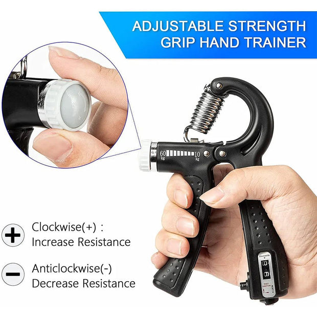 Hand Grips Strengthener Men and Women Arm Spring Finger Massager Expander Hand Exercise Gym Fitness Training Wrist Gripper - Sunny Side Store Sunny Side Store  3.24