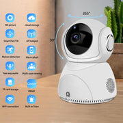 HD 1080P Camera 360° Panoramic PTZ Wireless Wifi Camera - Sunny Side Store