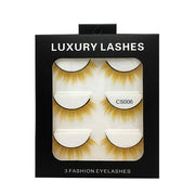 High-grade Color False Eyelashes Three-dimensional Thick Thickened Eyelash Cross Natural - Sunny Side Store