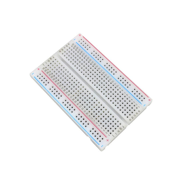 High Quality Breadboard 400-Hole Breadboard Electronic Test Board Solderless Breadboard Splicable Solderless Breadboard Test Circuit Board Experiment Board With Jumpers eprolo