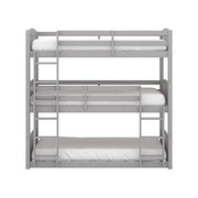 Hillsdale Alexis Contemporary Wood Arch Twin Over Twin Floor Bunk Bed with Slats, White Sunny Side Store