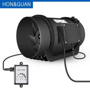 Hon&Guan 8 Inch Inline Duct Fan 0-10V PWM Variable Speed Controller Air Extractor for Bathroom Exhaust Ventilator EC Motor - Sunny Side Store