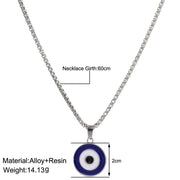 Hot selling hip-hop style Devil's Eye pendant necklace with male and female personality and niche design sense necklace eprolo