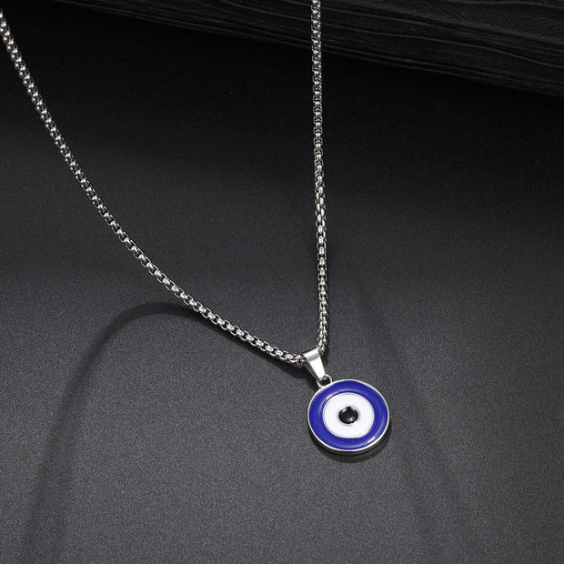 Hot selling hip-hop style Devil's Eye pendant necklace with male and female personality and niche design sense necklace eprolo