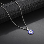 Hot selling hip-hop style Devil's Eye pendant necklace with male and female personality and niche design sense necklace eprolo