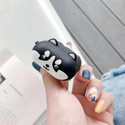 Huskie Dog for Airpods Case for Charging Box Wireless Earphone Cover Case Silicone Headphone Protective Cover Case for AirPods 2 eprolo