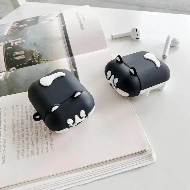 Huskie Dog for Airpods Case for Charging Box Wireless Earphone Cover Case Silicone Headphone Protective Cover Case for AirPods 2 eprolo