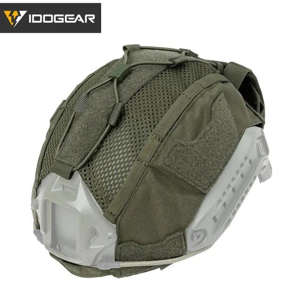 IDOGEAR Tactical Helmet Cover For Maritime Helmet with NVG Battery Pouch Hunting 3812 - Sunny Side Store