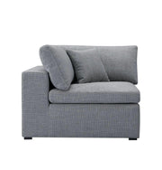 Inès Sofa - Corner Module - Grey Fabric - Sunny Side Store