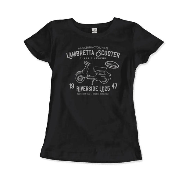 Innocenti Lambretta Scooter Riverside 1947 T-Shirt - Sunny Side Store