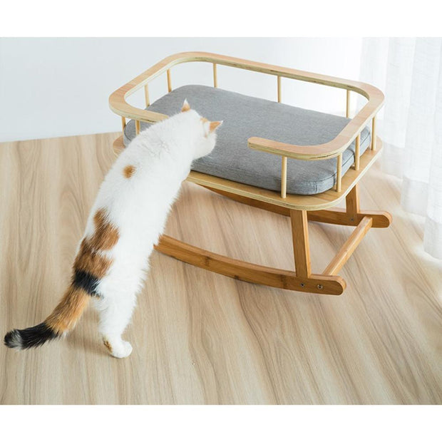 INSTACHEW Rockaby Pet Bed, Comfy and Portable Kitten Couch with Soft - Sunny Side Store