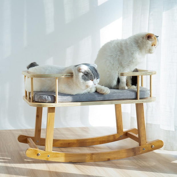 INSTACHEW Rockaby Pet Bed, Comfy and Portable Kitten Couch with Soft - Sunny Side Store