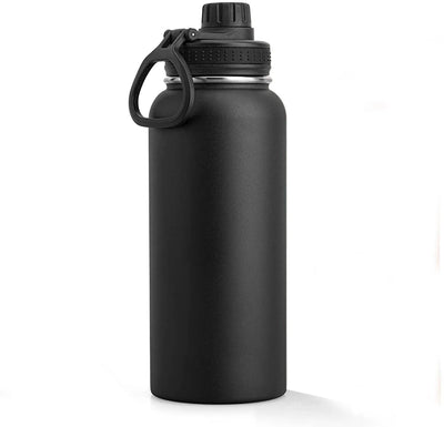 Insulated Water Bottle, 1000ml  32 oz Stainless Steel Double Wall Vacuum Wide Mouth Sport Bottle with Leakproof Spout Lid - Sunny Side Store Sunny Side Store  11.55