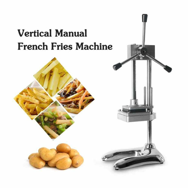 ITOP Vertical Potato Chip Cutter Potato Carrot Shredding Machine French Fries Cutter Vegetable Fruit Tools 6mm 9mm 13mm - Sunny Side Store