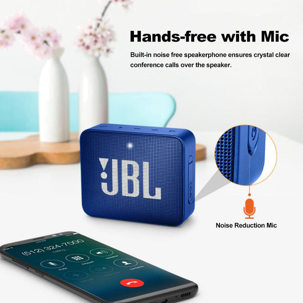 JBL GO 2 Wireless Bluetooth Speaker IPX7 Waterproof With Mic - Sunny Side Store