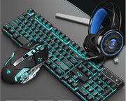 Keyboard Mouse Headset Glare Gaming Set eprolo