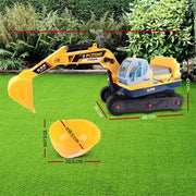 Kids Ride On Excavator - Yellow - Sunny Side Store