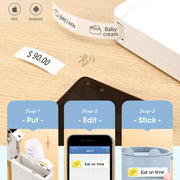 Label Printer Home Thermosensitive Sticker Printer Portable Bluetooth Small Sunny Side Store