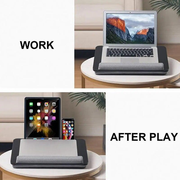 Lap Desk With Cushion Lap Desk For Laptop And Writing Portable Laptop Stand With Wrist Rest Mouse Pad For Tablet Book Laptop - Sunny Side Store Sunny Side Store  35.09