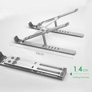 Laptop Stand for MacBook Pro Notebook Stand Foldable Aluminium Alloy Tablet Stand Bracket Laptop Holder for Notebook - Sunny Side Store