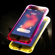 LED Flash TPU Case For iPhone X XS XR XS Max Cases Transparent Luminous Back Cover For iPhone 5 5s 6 6S 7 8 Plus Remind incoming eprolo