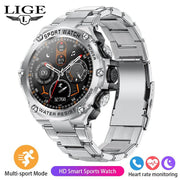 LIGE Outdoor Sport Smart Watch Men 800mAh Long Life Battery With Blood Pressure And Long Battery With Magnetic Charging eprolo