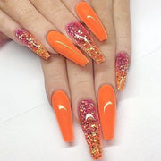 Long Ballet Nails With Flat And Pointed Water Droplets - Sunny Side Store