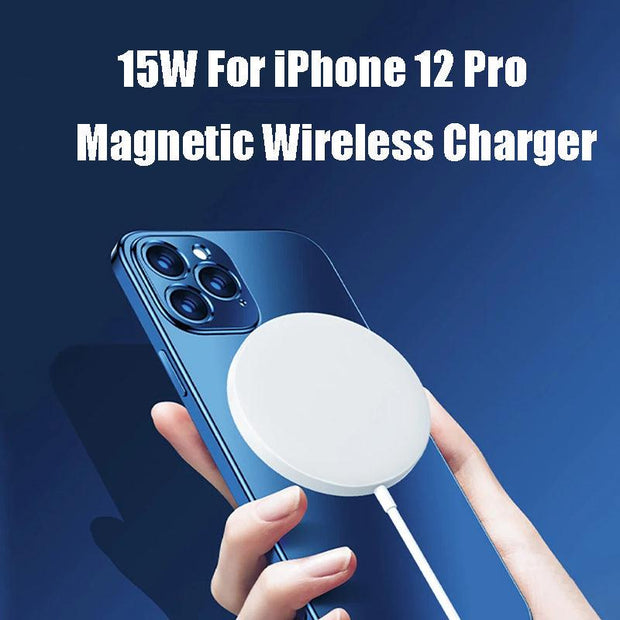 Magnetic QI Wireless Charger for Iphone12 Magsafe Huawei Samsung - Sunny Side Store