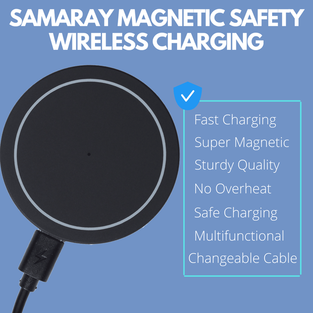 MAGNETIC WIRELESS CHARGER FOR iPHONE 13/12 SERIES - Sunny Side Store