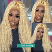 MELODIE 613 Water Wave Blonde Lace Frontal Wig HD Lace Front Wigs Loose Deep Wave Pre Plucked For Woman - Sunny Side Store