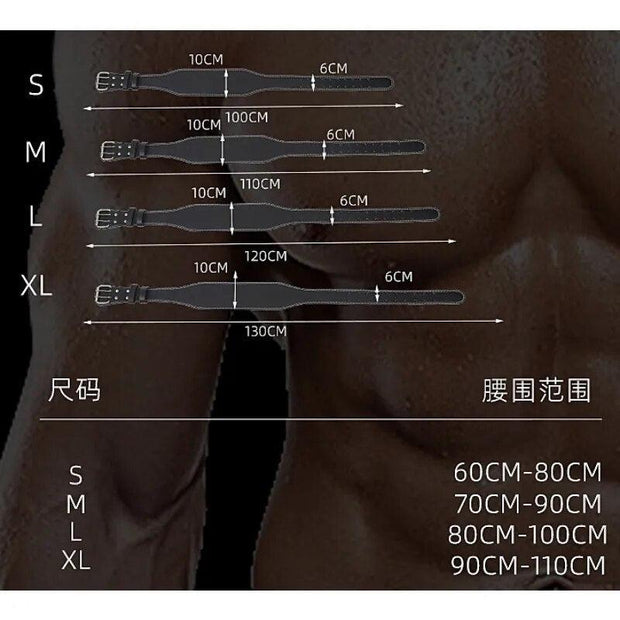 Men Weightlifting Belt Waist Support Brace Women Fitness Gym Adjustable Powerlifting Lumbar Back Protection Sport Safety - Sunny Side Store Sunny Side Store  11.49