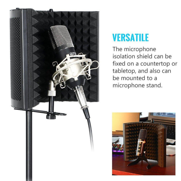 Microphone Isolation Shield Studio Mic Sound - Sunny Side Store