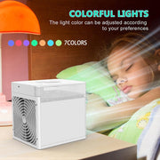 Mini Air Conditioner Air Cooler Fan 7 Colors Light USB Portable Air Conditioner Sterilization isinfection Air Cooling Fan - Sunny Side Store