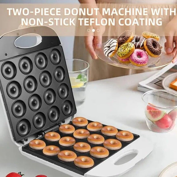 Mini Donut Maker,Mini pancakes maker Machine for Breakfast, Snacks,Desserts & More with Non-stick Surface,cake machine - Sunny Side Store Sunny Side Store  48.45