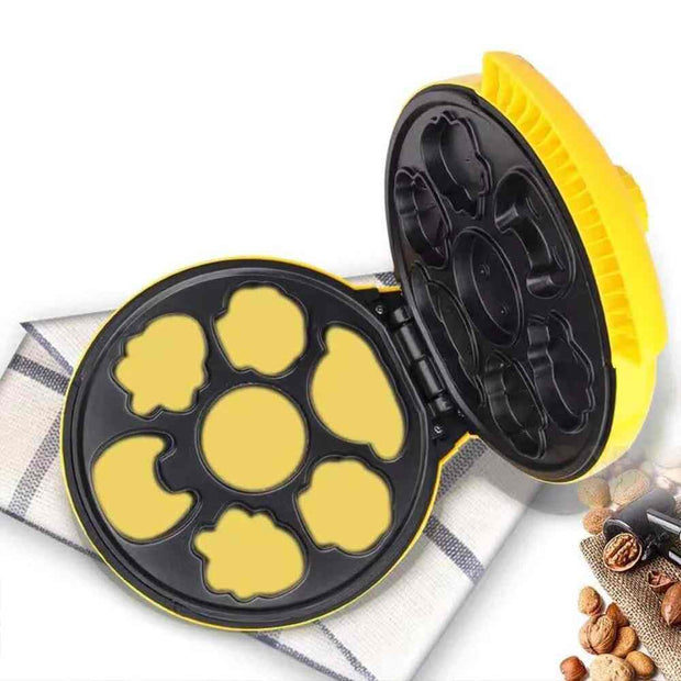 Mini Electric Waffles Maker Household Automatic Cake Machine Waffle Bread Machine Non-Sticky Pancakes Baking Breakfast Machine - Sunny Side Store Sunny Side Store  27.47