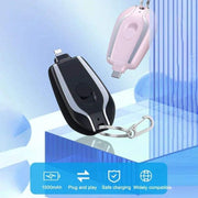 Mini Key Chain Charging Bag Portable Mobile Power Wireless Portable 1500mA Emergency Power eprolo