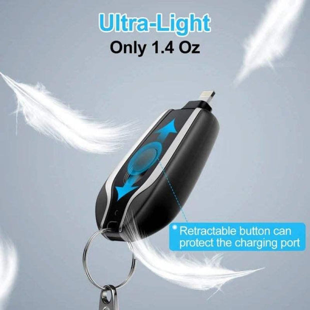 Mini Key Chain Charging Bag Portable Mobile Power Wireless Portable 1500mA Emergency Power eprolo