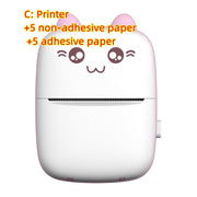 Mini Printer Portable Mini Bluetooth WiFi New Wrong Printer Mobile Phone Photo Title Note Hot Print Pocket Student Error Label Printer - Sunny Side Store