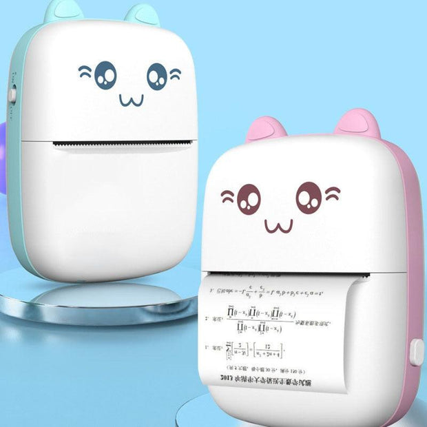 Mini Printer Portable Mini Bluetooth WiFi New Wrong Printer Mobile Phone Photo Title Note Hot Print Pocket Student Error Label Printer - Sunny Side Store