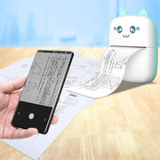 Mini Printer Portable Mini Bluetooth WiFi New Wrong Printer Mobile Phone Photo Title Note Hot Print Pocket Student Error Label Printer - Sunny Side Store