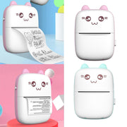 Mini Printer Portable Mini Bluetooth WiFi New Wrong Printer Mobile Phone Photo Title Note Hot Print Pocket Student Error Label Printer - Sunny Side Store