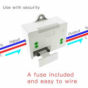 MOES RF433 Wireless Switch No Battery Remote Control Wall Light Switch Self Powered No Wiring Needed Wall Panel Transmitter. - Sunny Side Store