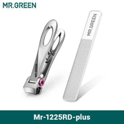 MR.GREEN Nail Clippers Stainless Steel Wide Jaw Opening Manicure Fingernail Cutter Thick Hard Ingrown Toenail Scissors tools - Sunny Side Store