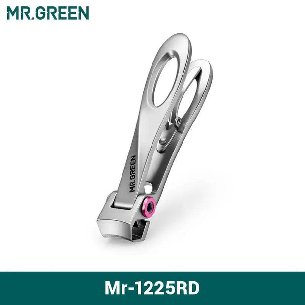 MR.GREEN Nail Clippers Stainless Steel Wide Jaw Opening Manicure Fingernail Cutter Thick Hard Ingrown Toenail Scissors tools - Sunny Side Store