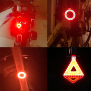 Multi Lighting Modes Bicycle Light USB Charge Led Bike Light Flash Tail Rear Bicycle Lights for Mountains Bike Seatpost eprolo