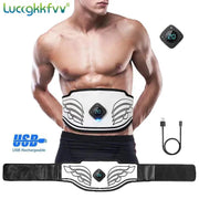 Muscle Stimulator EMS Abdominal belt Trainer LCD Display Abs Fitness Training Home Gym Weight Loss Body Slimming belly training - Sunny Side Store Sunny Side Store  15.39