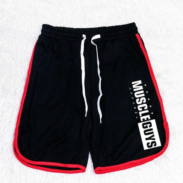 Muscleguys Gyms Shorts Mens Short Trousers Casual Joggers Mens Shorts bodybuilding Sweatpants Fitness Men Workout Acitve Shorts - Sunny Side Store Sunny Side Store  11.35