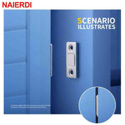 NAIERDI 2pcs/Set Magnetic Cabinet Catches Magnet Door Stops Hidden Door Closer With Screw For Closet Cupboard Furniture Hardware - Sunny Side Store